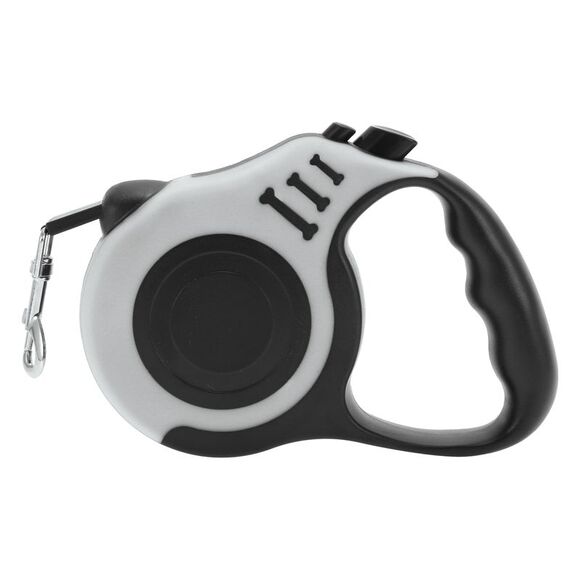 Ergonomic Retractable Pet Leash 118.11" White - Picture 1 of 6